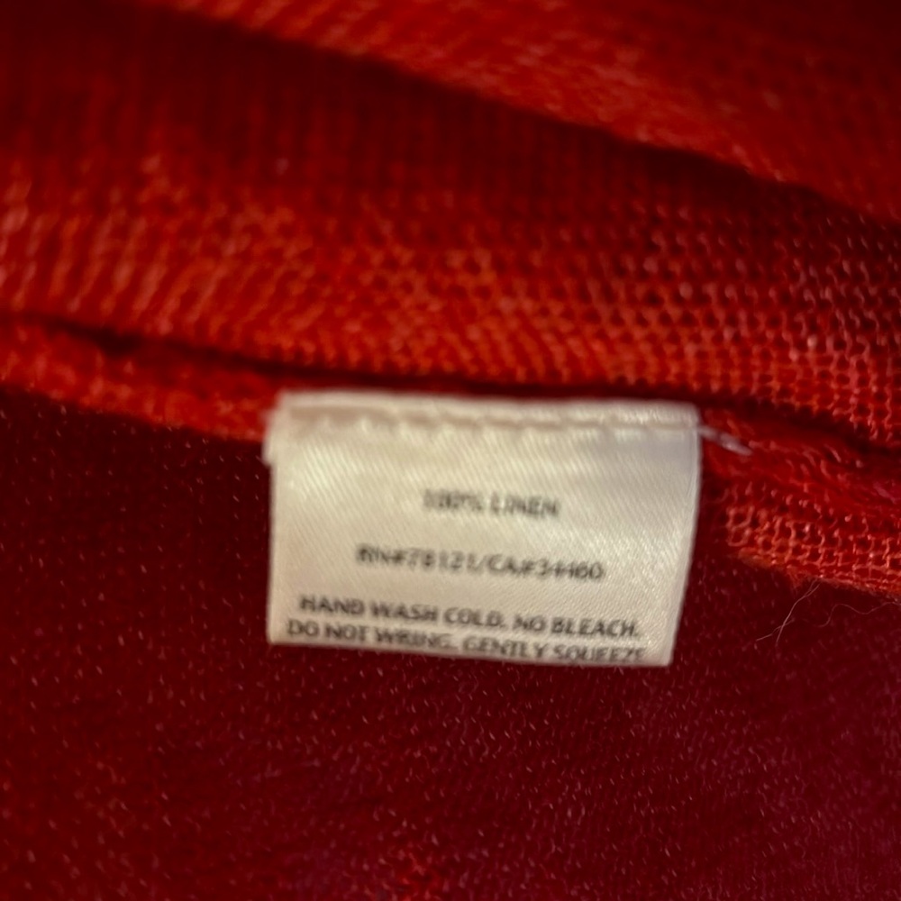 Eileen Fisher Slub Linen Cardigan Small - Picture 5 of 6